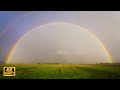Rainbow images  4k slideshow 1 hour  calm music