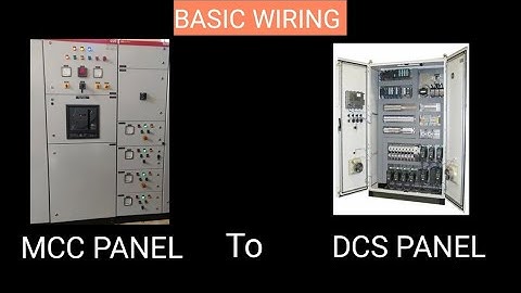 MCC Panel to DCS Panel Basic Wiring | Control & Signal Wiring Explained