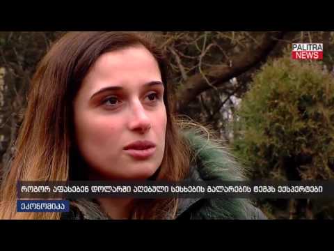 როგრო აფასებენ დოლარში აღებული სესხების გალარების ტემპს ექსპერტები