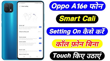 Oppo A16e Smart Call Setting On Kaise Kare ।How To Smart Call On Oppo A16e ।। Akhilesh Tech Official