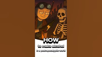 How to make Alcohol in a Post-Apocalyptic World #shorts  #science