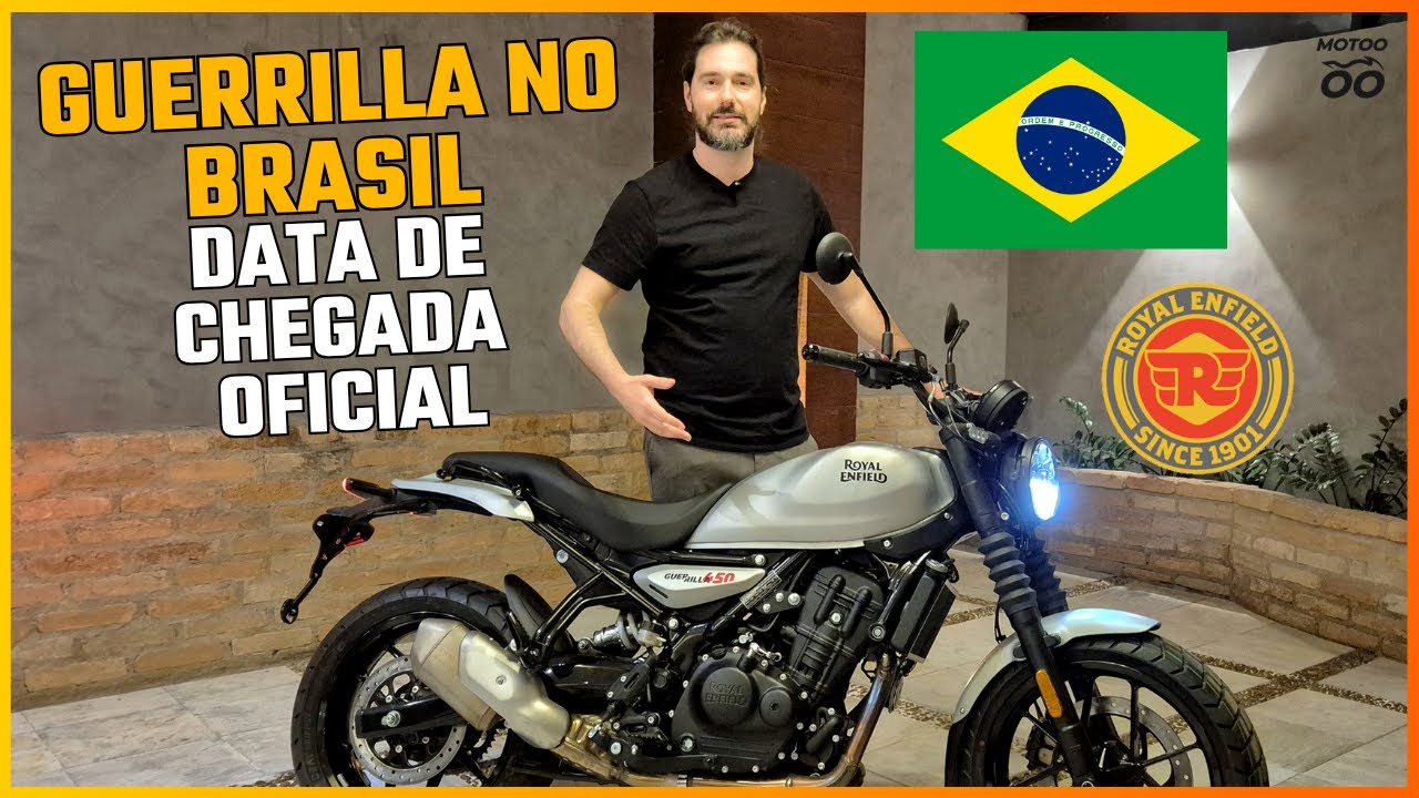 Royal Enfield Guerrilla 450 no Brasil: apresentação oficial no Festival Interlagos