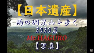 【 日本遺産 】雨の羽黒山を歩く、2020夏 【 写真 】 / Summer in 2020, walking through Mt. Haguro in the rain