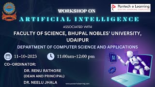 Workshop on AI - Faculty of Science, Bhupal Nobles’ University, Udaipur || Pantech eLearning