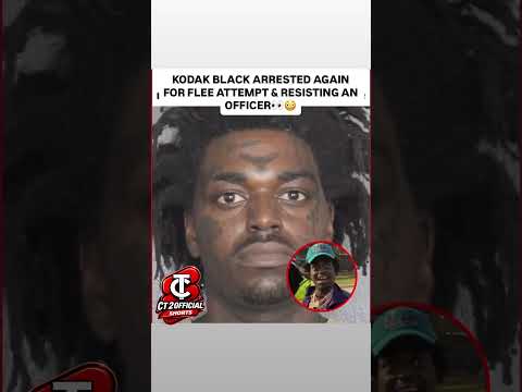 KODAK BLACK ARRESTED AGAIN FOR FLEE ATTEMPT &amp; RESISTING AN OFFICER👀😳 #kodakblack #florida #rap