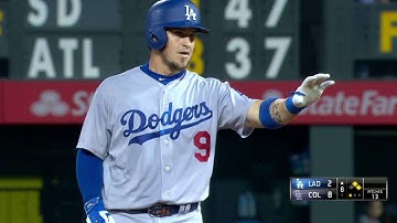 LAD@COL: Grandal brings in A-Gon with a double