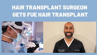 Hair Transplant Surgeon, Dr. Manu Gujrati gets an FUE Hair Transplant