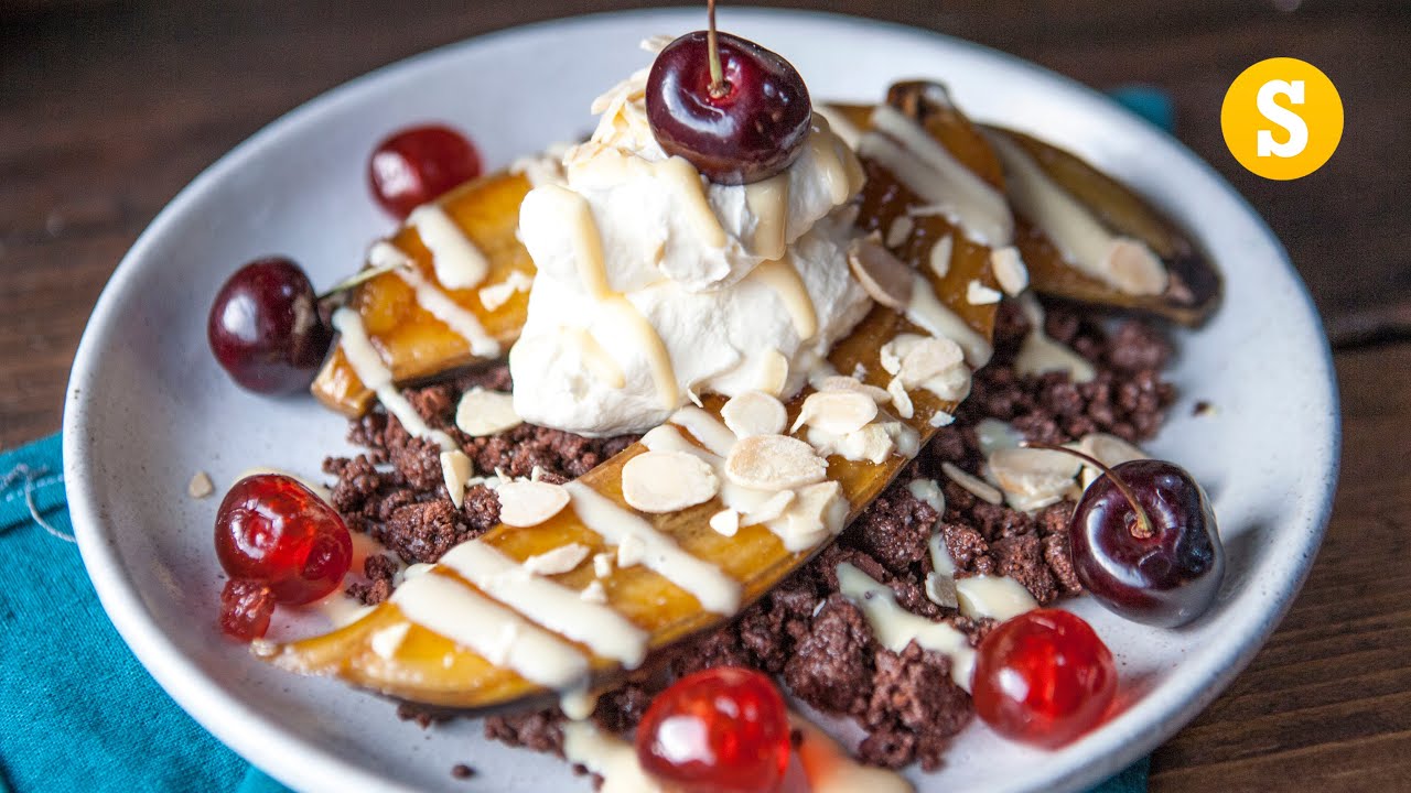 Ultimate Banana Split Recipe Recipes Banana Split Banana Split Recipes