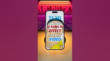 Did you know how to use ai kung fu effect to make a video #ai