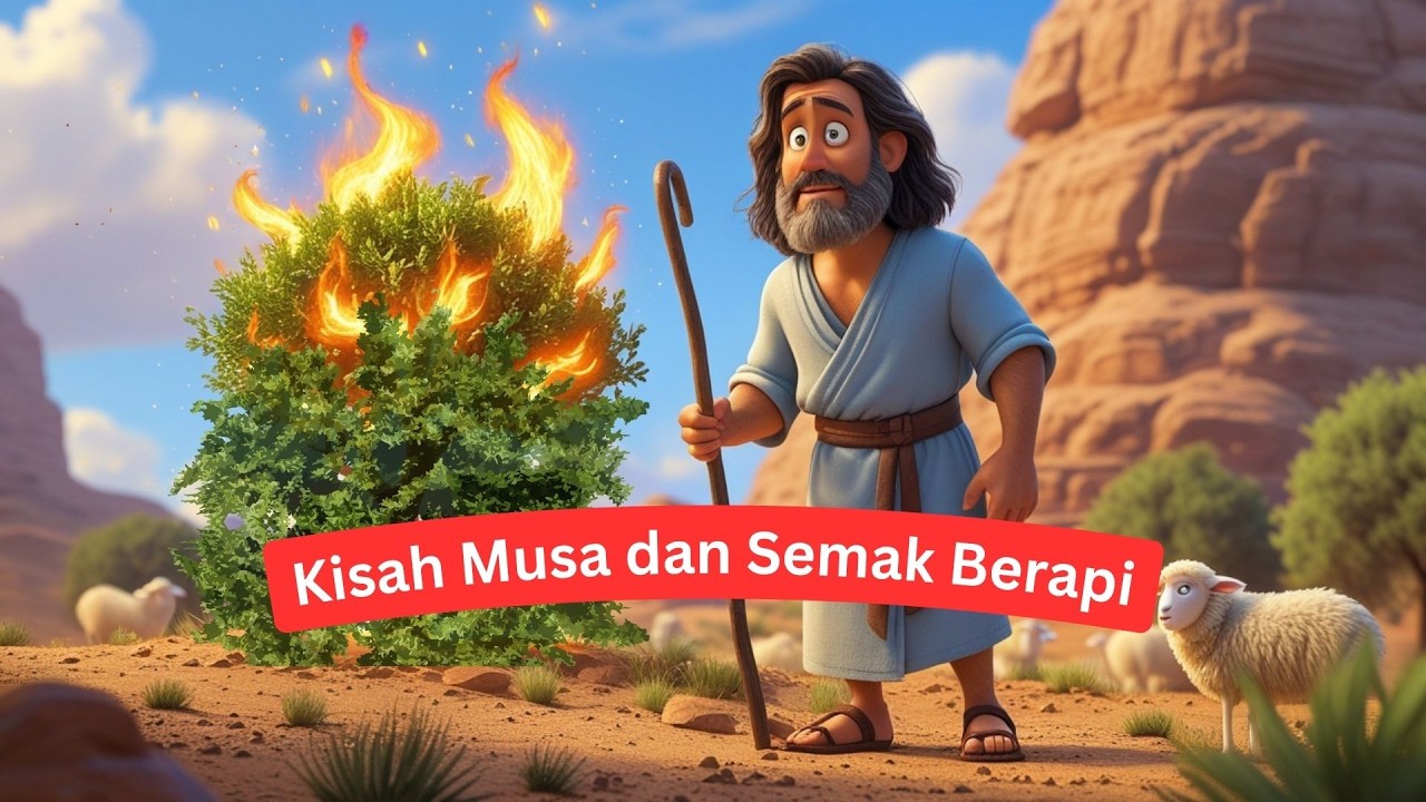 Kisah Musa dan Semak Berapi | Cerita Alkitab | Bible Story