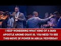 I keep wondering what kind of a man apostle arome is you need to this move in abuja
