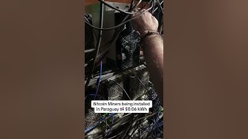 Bitcoin miners being installed in Paraguay, $0.06 kWh to mine with Bitcoin Capitalist Mining #bitcoi