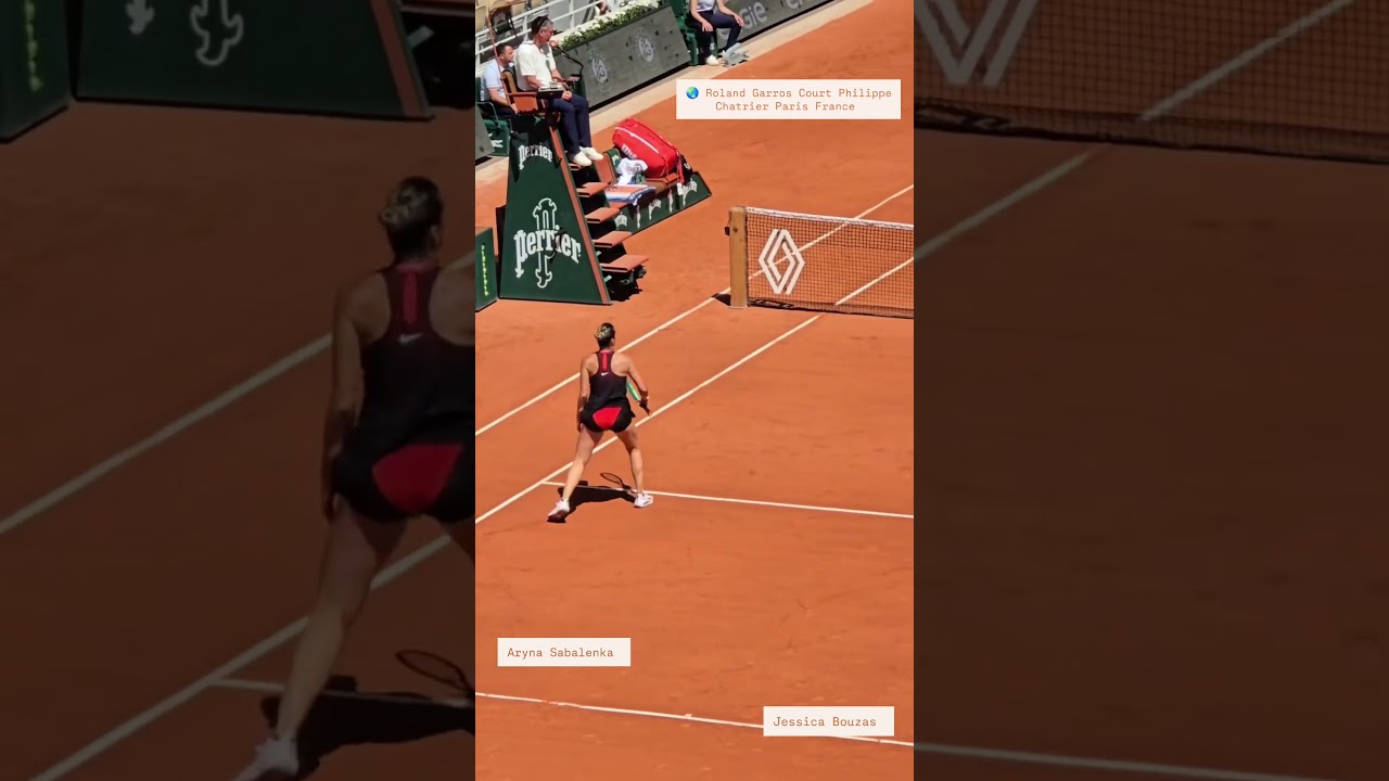 Champion Aryna Sabalenka vs Jessica Bouzas | #FrenchOpen2026 | Paris | #France