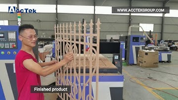jinan acctek new design  atc cnc router for woodworking AKM1325C