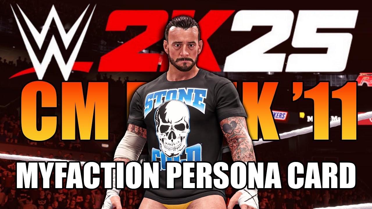 WWE 2K25 - NEW CM Punk '11 MyFaction Persona Card Entrance