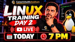 Full 🔴 LIVE: Linux Training Day 2 | Linux Tutorial for Beginners | Linux Commands | Careerinitwithshubham Update