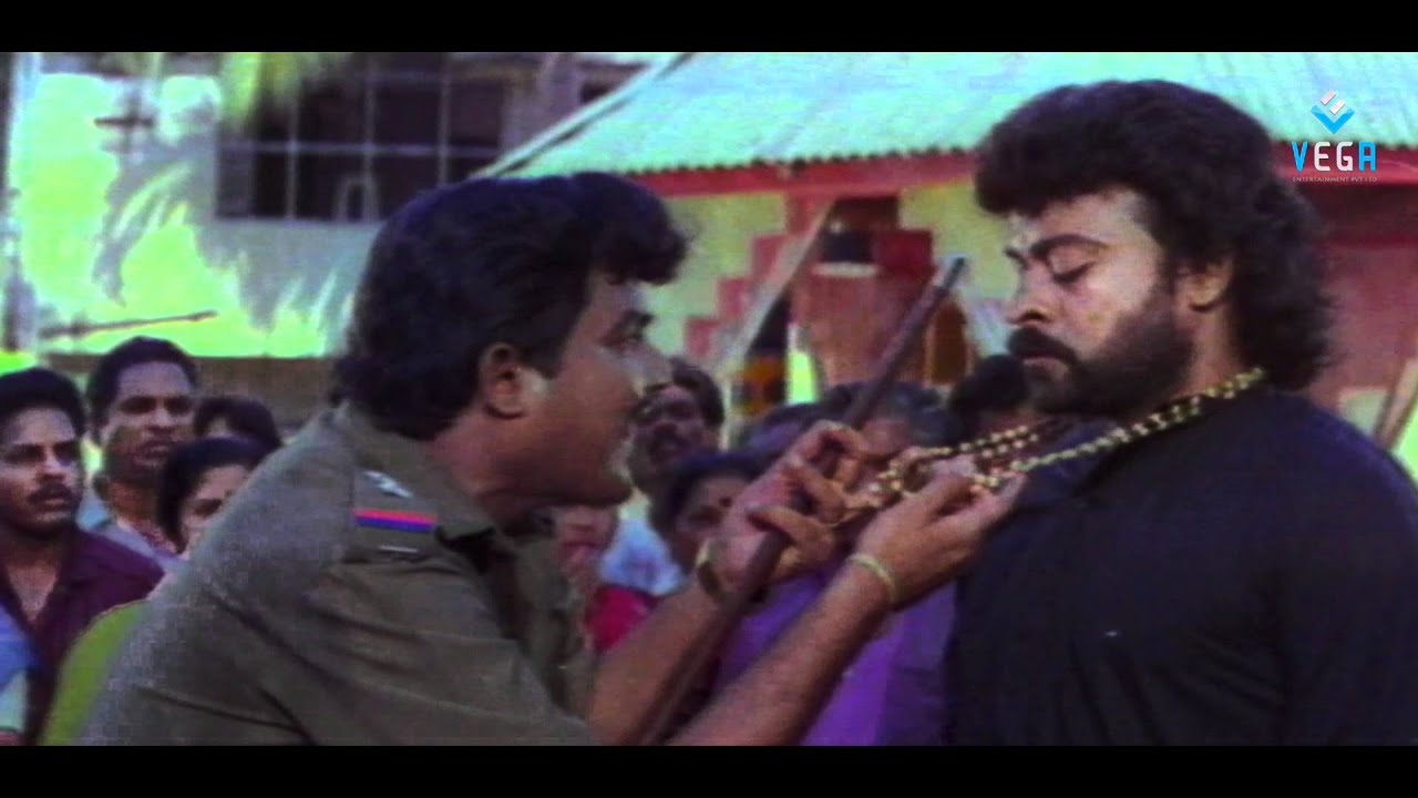 Big Boss Movie - Chiranjeevi Fights with Tanikella Bharani