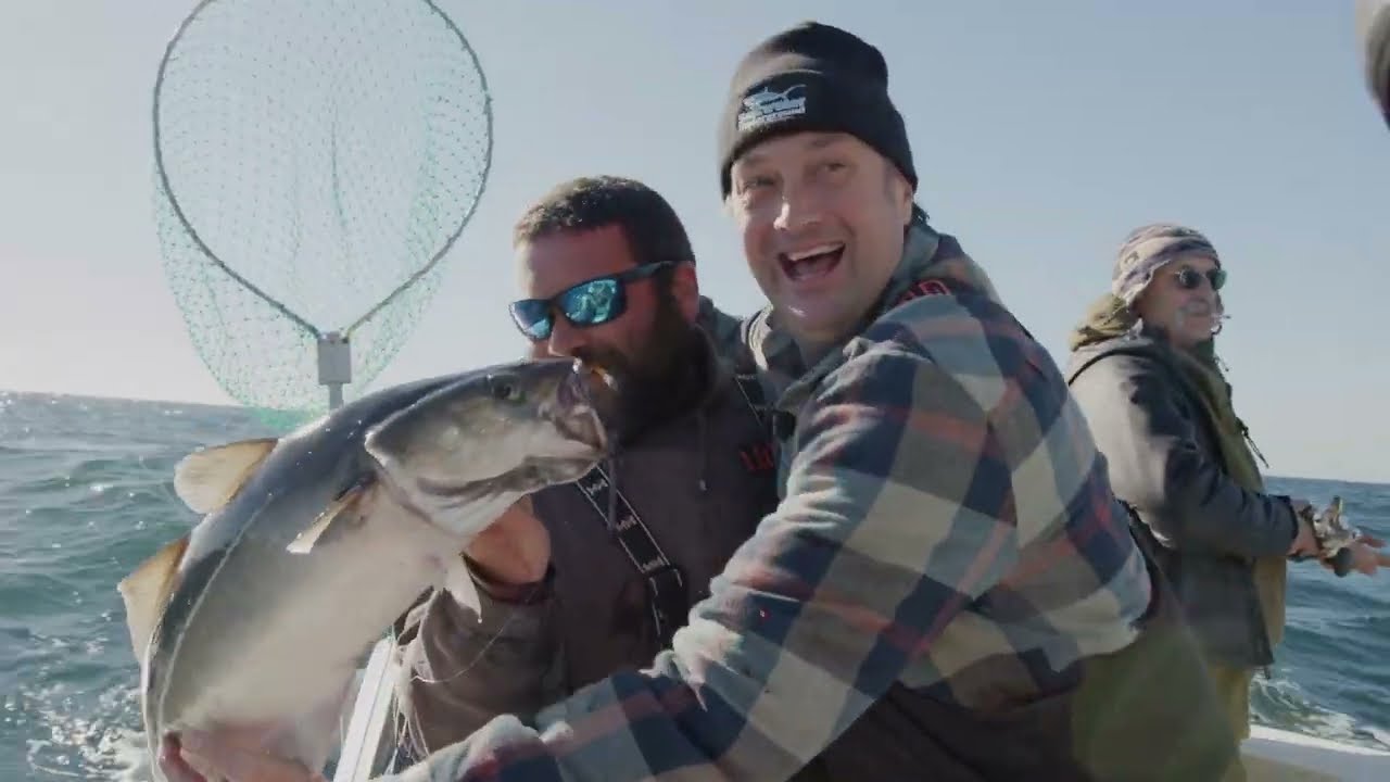 S2 EP 4 HUGE WRECK FISH! SEA BASS AND POLLOCK SURPRISE!  SALTWATER UNDERGROUND