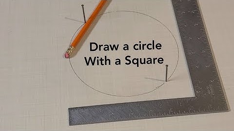 Drawing a circle with a square