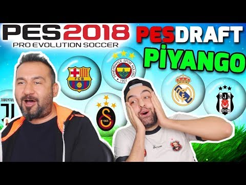 NE ÇIKARSA BAHTINA PİYANGO TAKIMLAR CHALLENGE! | PES 2018 PESDRAFT