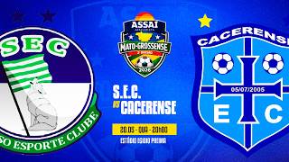 S.E.C. X CACERENSE | QUARTAS DE FINAL DO CAMPEONATO MATO-GROSSENSE 2º DIVISÃO 2026