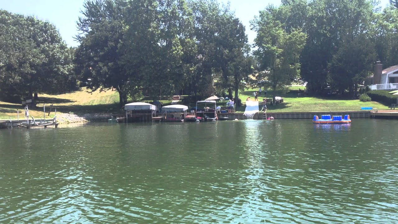 Water Slide Beaver Lake, Nebraska 2012 (Part 1) YouTube