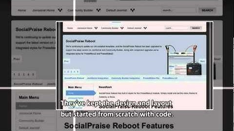 Social Praise - JomSocialTemplates.com Video Review