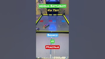 🐎Fix Test🐎  Bronco vs Minotaur  Hexbug Battlebots  #hexbugbattlebots #hexbugvideos #battlebots