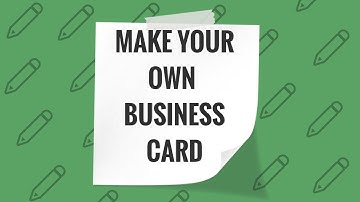 How to make your own business card using powerpoint