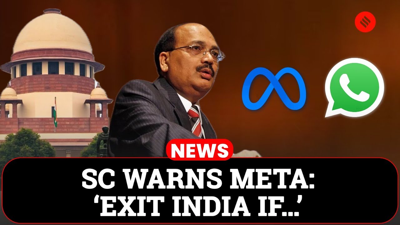 Верховный суд обратился к WhatsApp и Meta: не допустит эксплуатации личных данных индийцев.