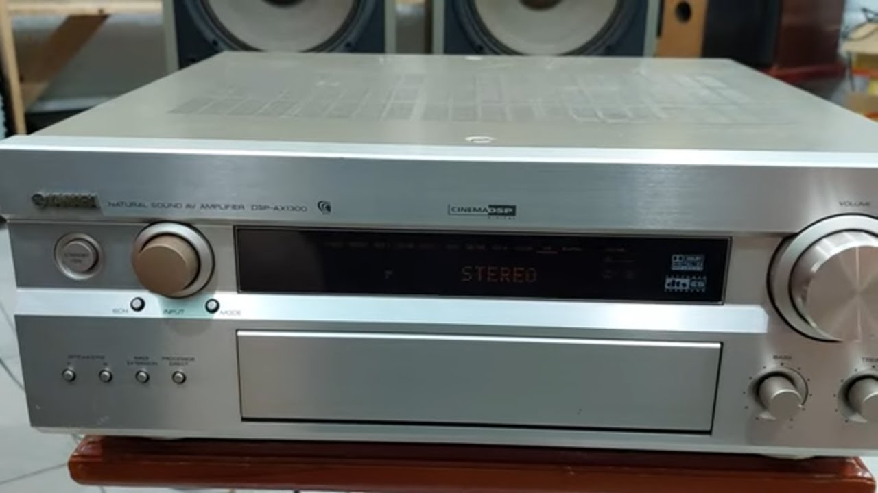 Amply đa kênh Yamaha DSP AX 1300 - 260W - giải mã DAC có pre out