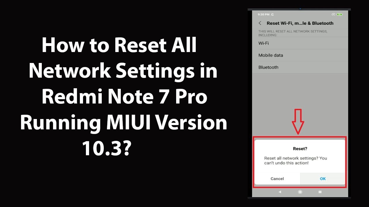 How to Reset Network Settings on Redmi Note 8 | Miui Network Reset Price In MobileDokan How to Reset Network Settings on Redmi Note 8 | Miui Network Reset