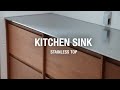 W111plywood kitchen sink