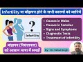 Infertility || बांझपन के कारण, लक्षण और उपचार || Infertility Cause, Symptoms & Treatment in Hindi ||