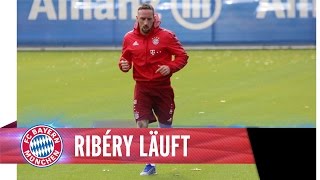 Ribéry back up and running