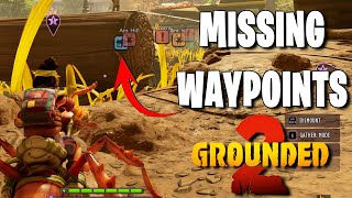 HOW TO GET YOUR WAYPOINTS TO SHOW IN GROUNDED 2
