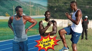 Usain Bolt Workout and Training session for 100m Running|Stretching|Core|Leg|Gym|Speed| Kinkarmaity.