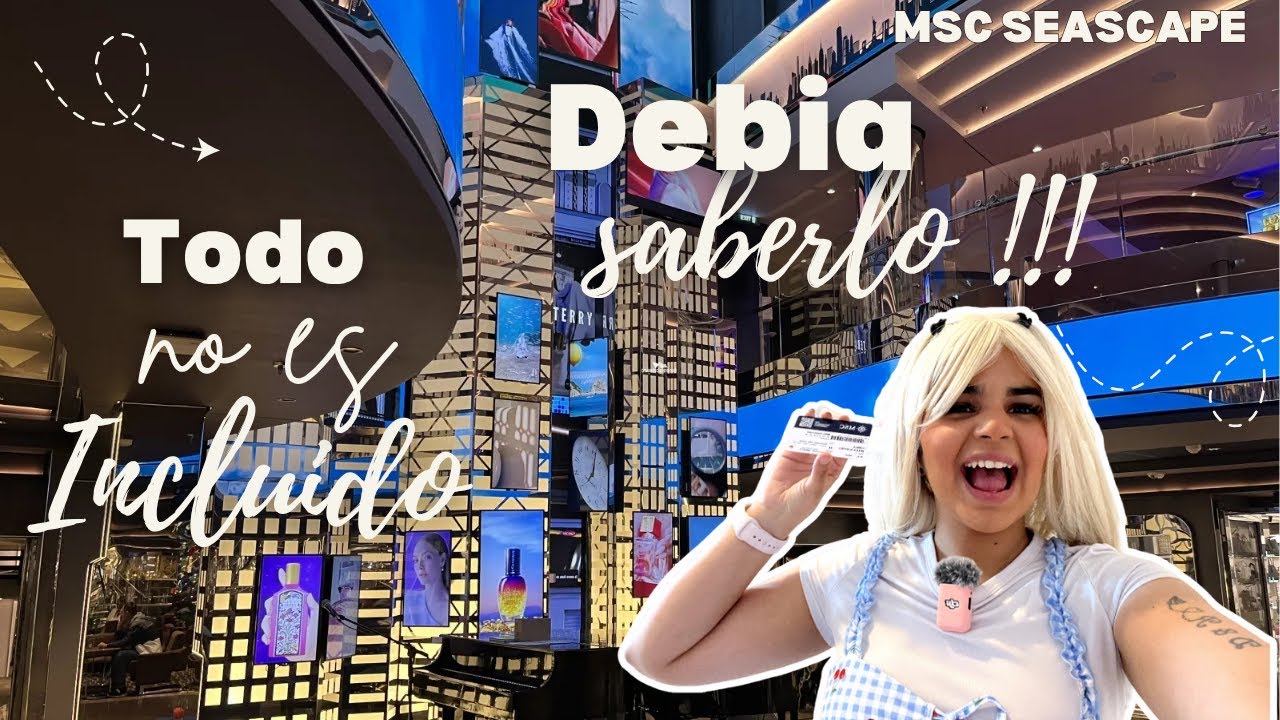 NO SUBAS al MSC Seascape sin ver estos CONSEJOS * Errores que NADIE te cuenta