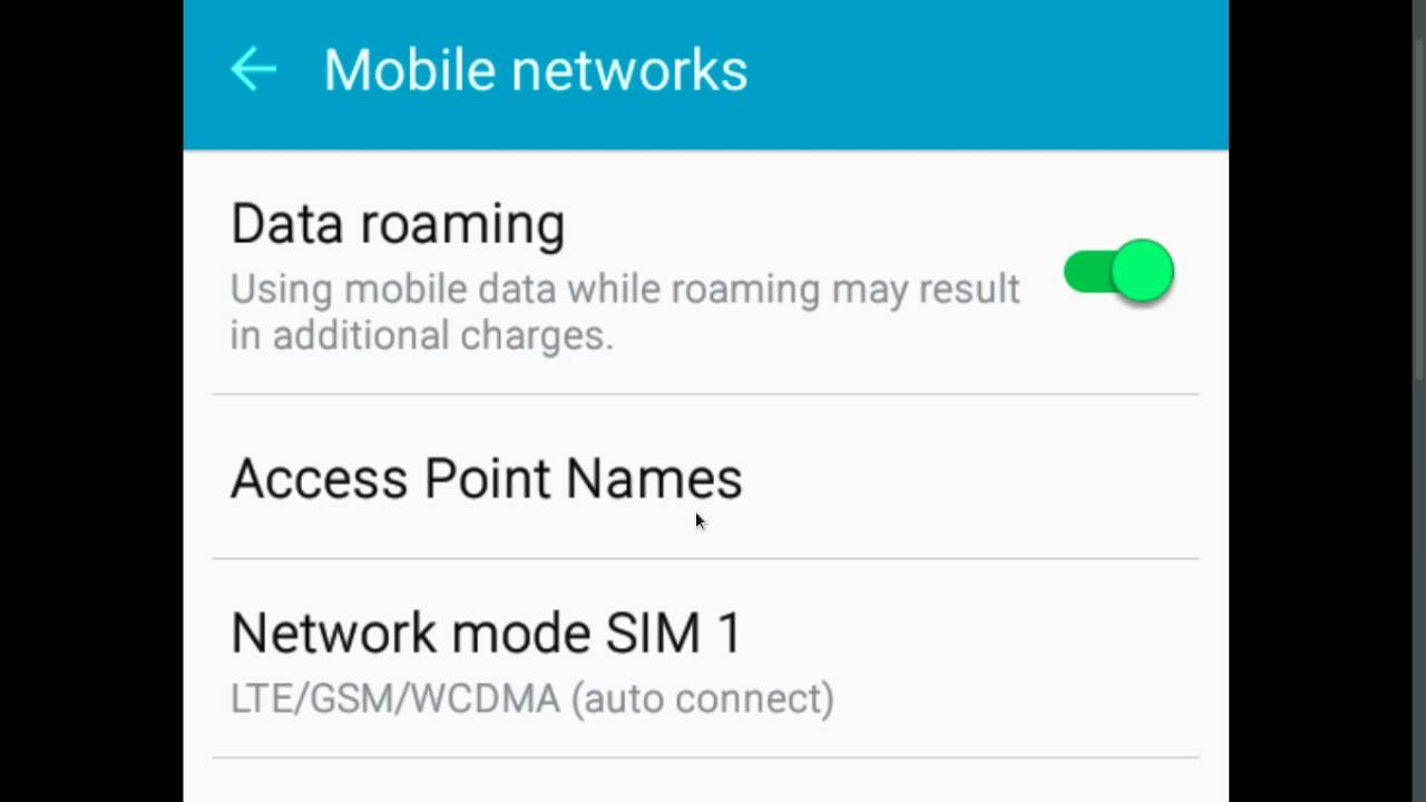 SAMSUNG Galaxy S7 Reliance Jio 4G LTE Sim VoLTE APN Settings - YouTube