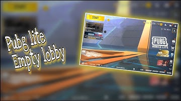 How to unlock pubg lite empty lobby without Emote to create lobby video