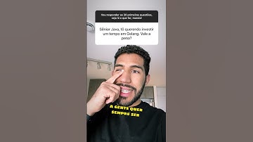 Uma linguagem promissora! #golang #javaprogramming #ti