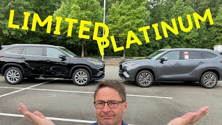 2020 Highlander LIMITED vs PLATINUM  Full Detailed Review Comparison