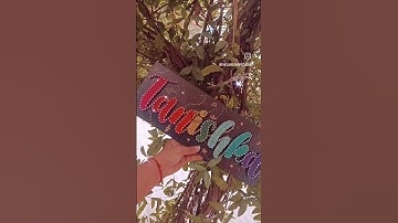 how to make string art /string art name plate #stringart #stringarttutorial #stringartcrafts #shorts