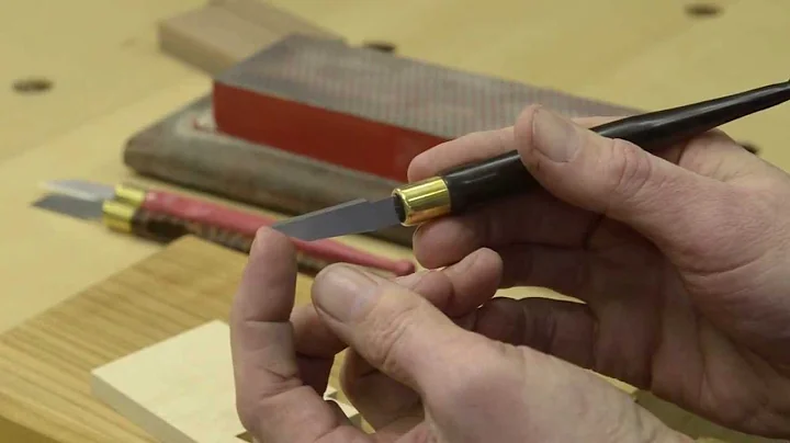 David Barron dovetail marking knife