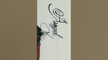 on request name angel and anahi in calligraphy #short #youtubeshorts #viral #calligraphy #ytshort