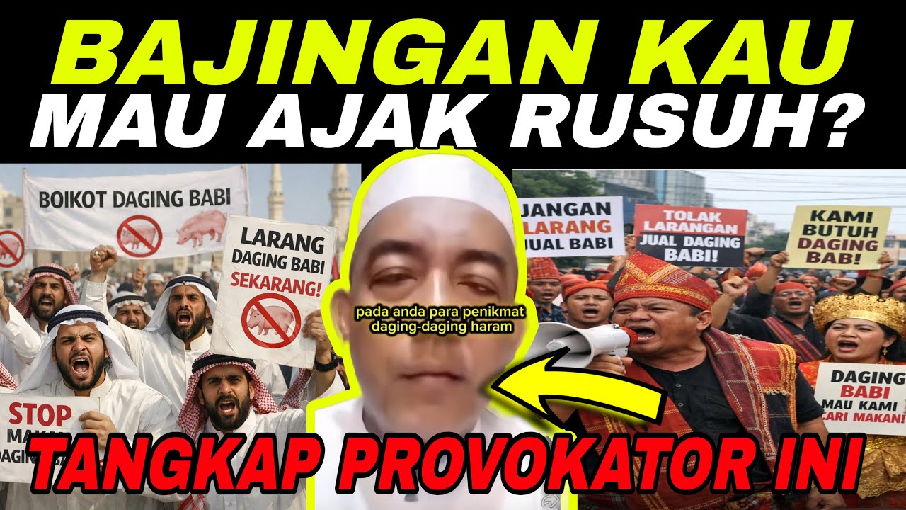 🚨Besok 26 Februari. Aksi Tolak Pelarangan jual Babi di Kota Medan. 