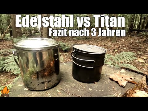 Edelstahl vs. Titan