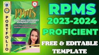 RPMS PORTFOLIO SY 2023-2024 - OBJECTIVES 1-15 (WITH FREE DOWNLOADABLE TEMPLATE) FOR TEACHER I-III