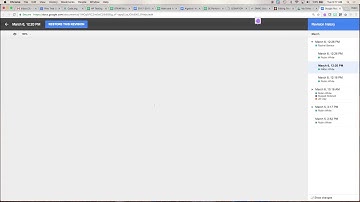 Restore Previous History in G-Suite