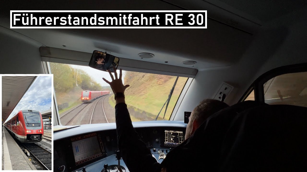 Führerstandsmitfahrt RE 30 | Nürnberg Hbf - Bayreuth Hbf